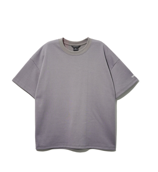 ダブルユーブイプロジェクト(WV PROJECT) HEAVY DOUBLE CHAIN SHORT SLEEVE DARK GRAY KHST7398