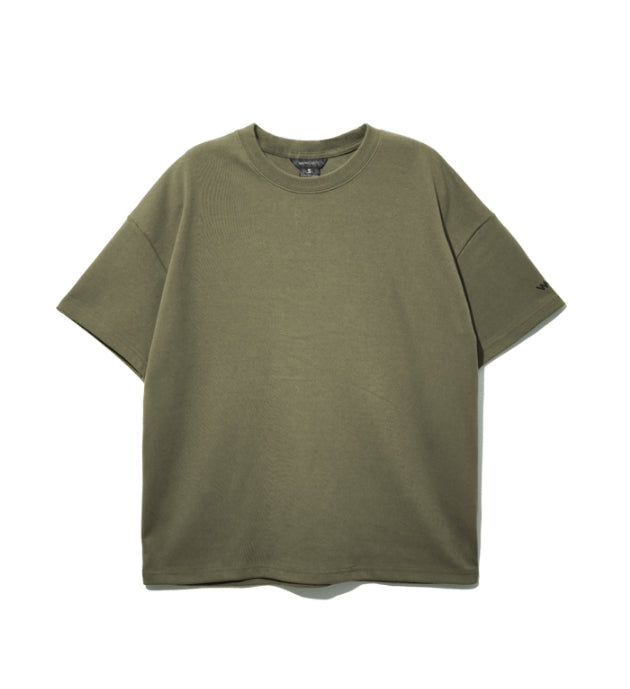 ダブルユーブイプロジェクト(WV PROJECT) HEAVY DOUBLE CHAIN SHORT SLEEVE KHAKI KHST7398