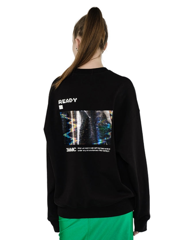 MMIC(エムエムアイシー) HOLOGRAM SWEATSHIRTS