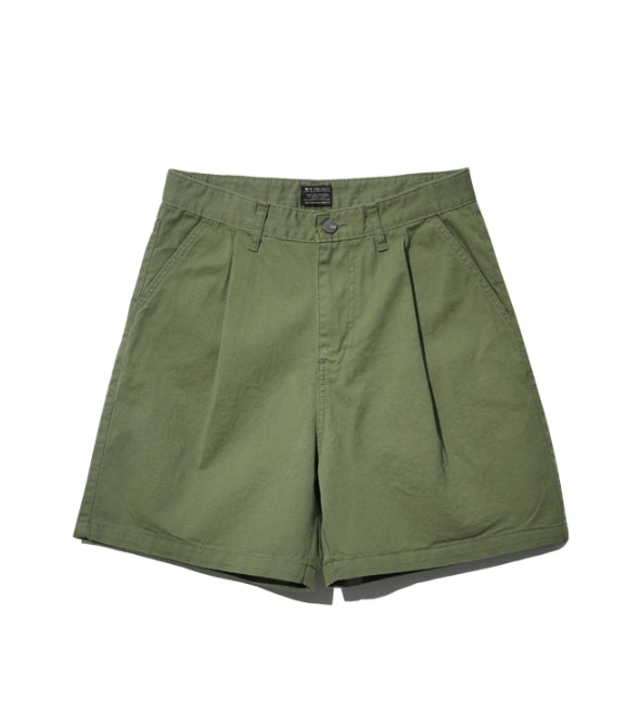 ダブルユーブイプロジェクト(WV PROJECT) MINE COTTON SHORT PANTS KHAKI MJSP7392