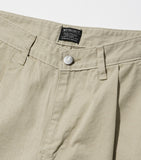 ダブルユーブイプロジェクト(WV PROJECT) MINE COTTON SHORT PANTS BEIGE MJSP7392