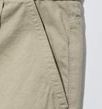 ダブルユーブイプロジェクト(WV PROJECT) MINE COTTON SHORT PANTS BEIGE MJSP7392