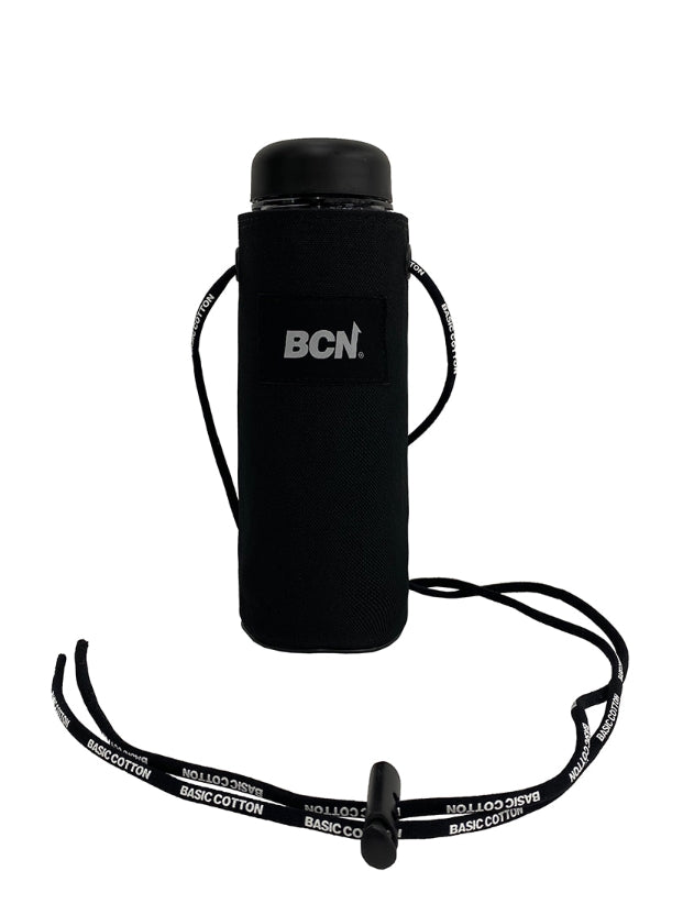 ベーシックコットン(BASIC COTTON) BCN BOTTLE BAG - BLACK
