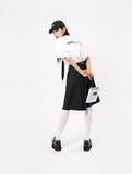 ベーシックコットン(BASIC COTTON) BASIC WIDE SHORTS - BLACK