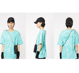 ベーシックコットン(BASIC COTTON) BCN TIE DYE TOP - GREEN