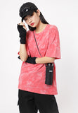 ベーシックコットン(BASIC COTTON) BCN TIE DYE TOP - RED