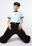 ベーシックコットン(BASIC COTTON) BCN LINE HALF TOP - MINT