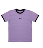 ベーシックコットン(BASIC COTTON) BCN LINE HALF TOP - PURPLE