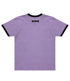 ベーシックコットン(BASIC COTTON) BCN LINE HALF TOP - PURPLE