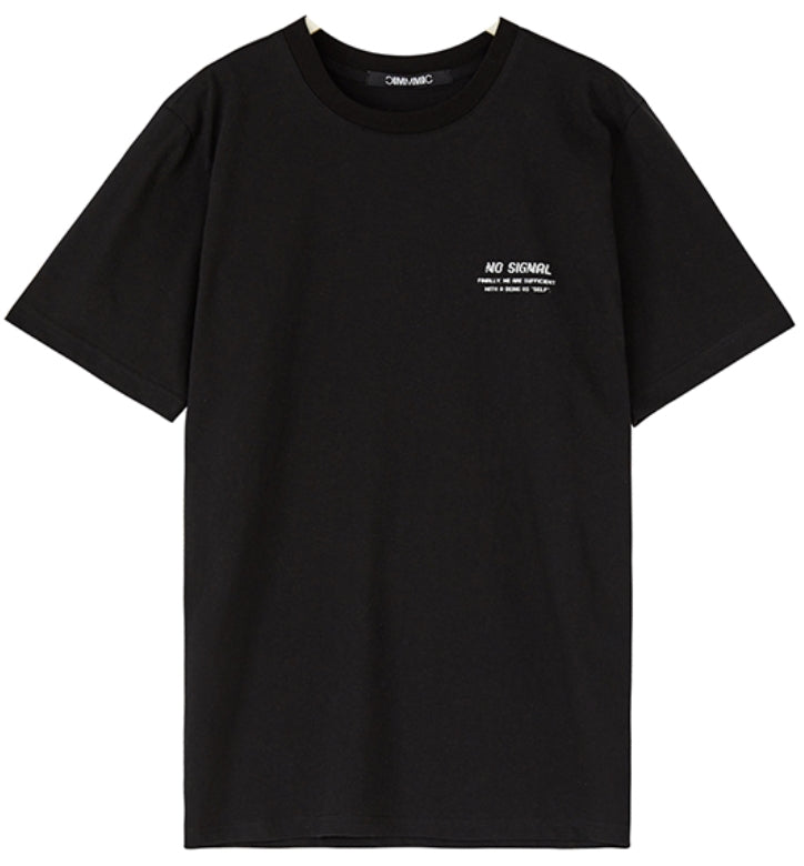 MMIC(エムエムアイシー) NO SIGNAL REGULAR FIT T-SHIRT