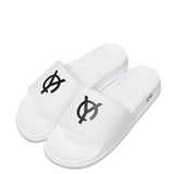 オーワイ(OY)  LOGO SLIPPER-WHITE