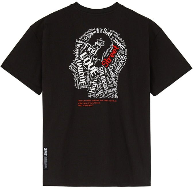 MMIC(エムエムアイシー) QUESTION STREET OVERFIT T-SHIRT