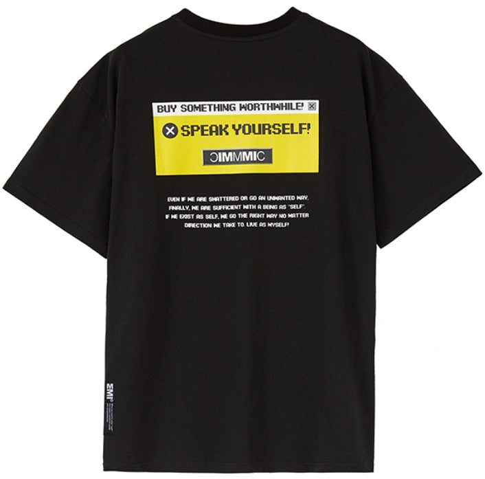 MMIC(エムエムアイシー) SPEAK YOURSELF OVERFIT T-SHIRT