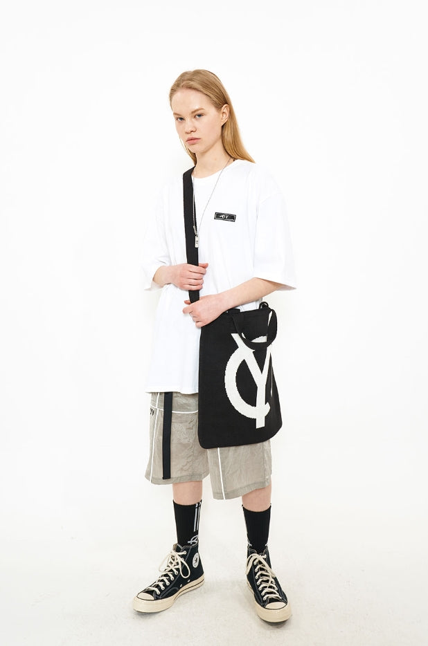 オーワイ(OY)  LOGO KNIT CROSS BAG