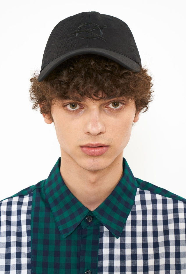 オーワイ(OY)  BASIC LOGO CAP-BLACK/BLACK