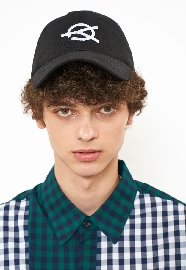 オーワイ(OY)  BASIC LOGO CAP-BLACK/WHITE