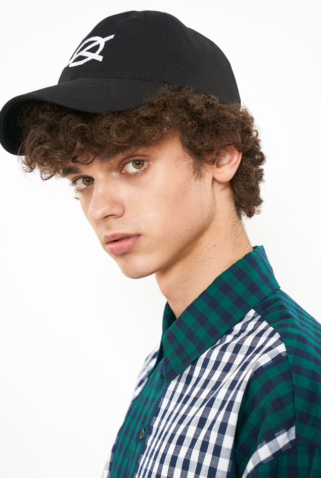 オーワイ(OY)  BASIC LOGO CAP-BLACK/WHITE