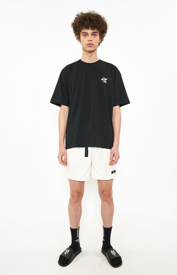 オーワイ(OY)  BASIC HALF PANTS-CREAM