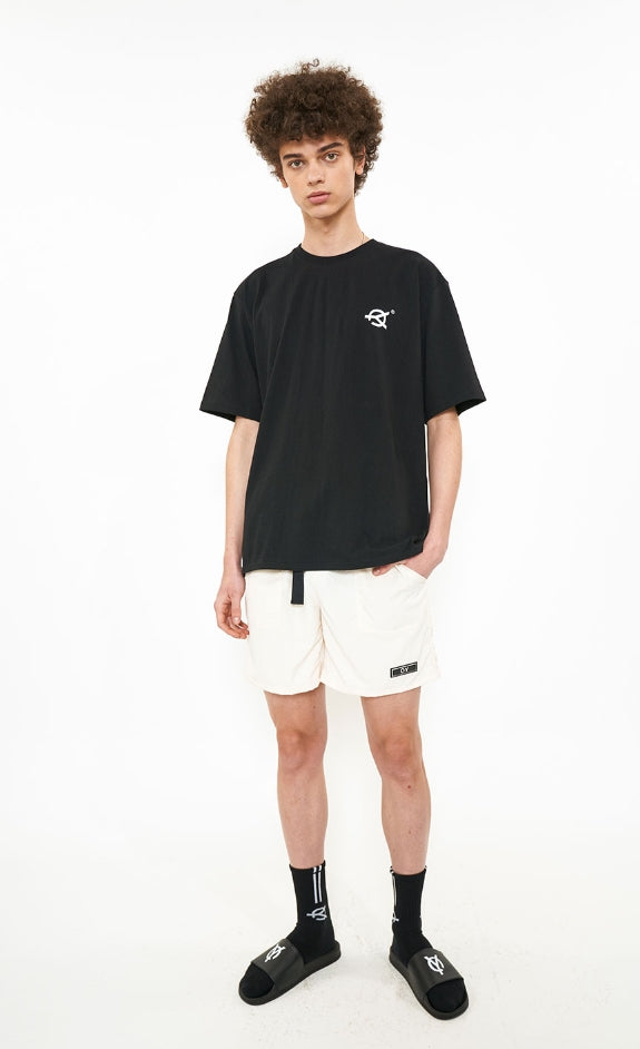 オーワイ(OY)  BASIC HALF PANTS-CREAM