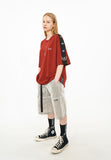 オーワイ(OY)   REFLECTIVE METAL WIDE PANTS-GREY