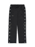 オーワイ(OY)  LOGO TAPE RING TRACK PANTS-BLACK