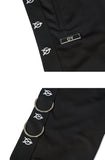 オーワイ(OY)  LOGO TAPE RING TRACK PANTS-BLACK