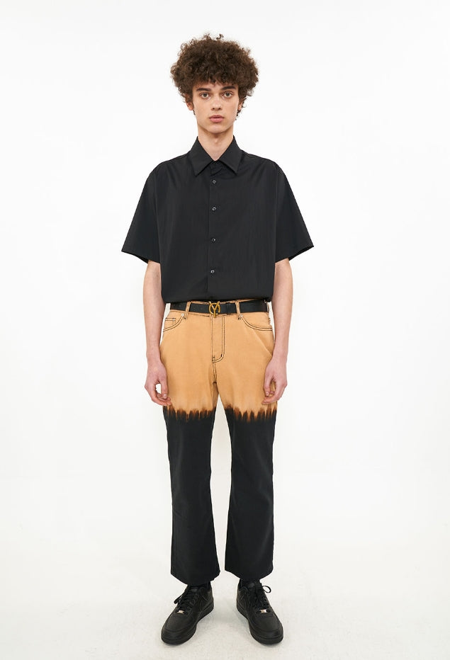 オーワイ(OY) TYE-DIE JEANS-BLACK