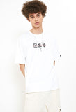 オーワイ(OY) STITCH TRIPLE LOGO T-WHITE