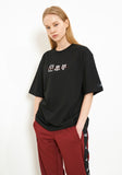 オーワイ(OY) STITCH TRIPLE LOGO T-BLACK