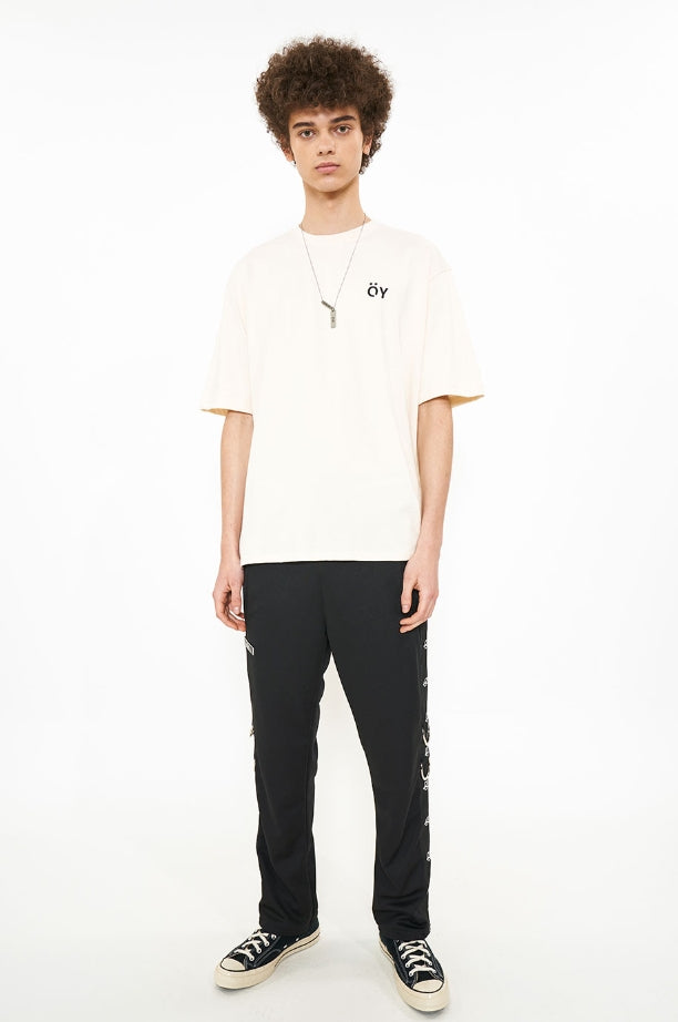 オーワイ(OY) UNIVERSE LOGO T-CREAM