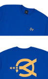 オーワイ(OY) UNIVERSE LOGO T-BLUE