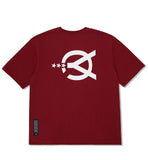 オーワイ(OY) UNIVERSE LOGO T-BURGUNDY