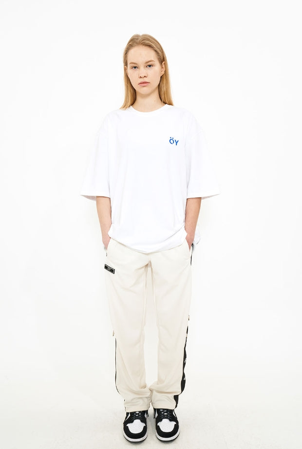 オーワイ(OY) UNIVERSE LOGO T-WHITE