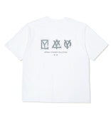 オーワイ(OY) SCI-FI TRIPLE LOGO T-WHITE