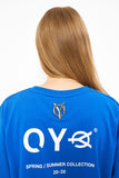 オーワイ(OY) BASIC METAL LOGO T-BLUE