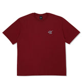 オーワイ(OY) BASIC METAL LOGO T-BURGUNDY