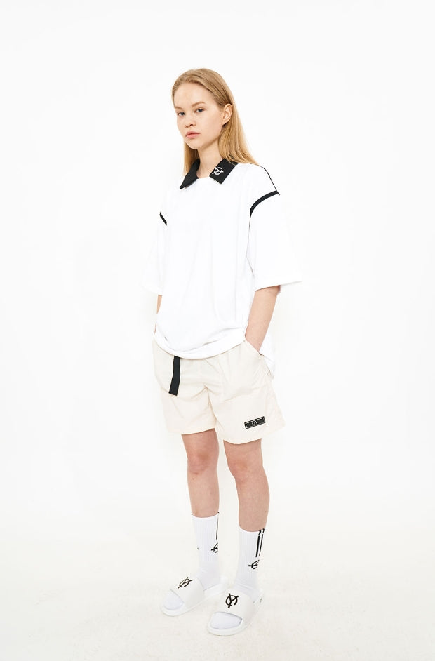 オーワイ(OY) TAPE COLLAR T-WHITE