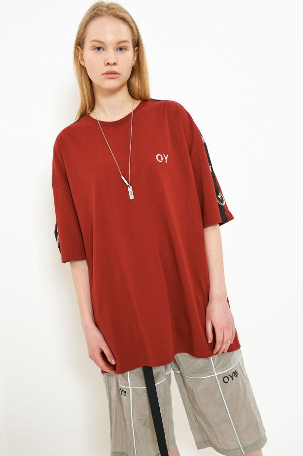 オーワイ(OY) HALF TAPE RING T-BURGUNDY