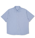 オーワイ(OY) BACK BUTTON HALF SHIRTS-SKYBLUE