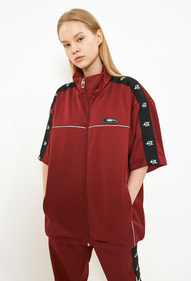 オーワイ(OY) HALF TRACK JACKET-BURGUNDY