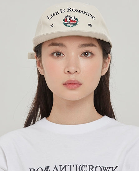 ROMANTIC CROWN(ロマンティック クラウン) LIFE IS ROMANTIC CAP_OATMEAL
