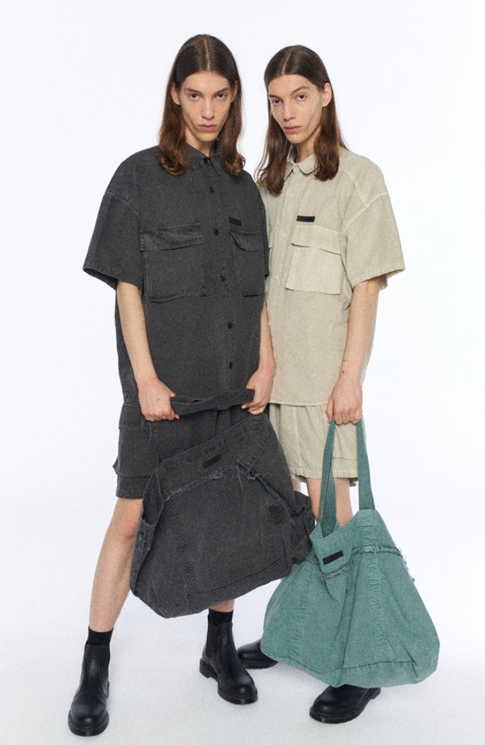 オベルー(OVERR) 20SU PIGMENT GREEN TOTEBAG