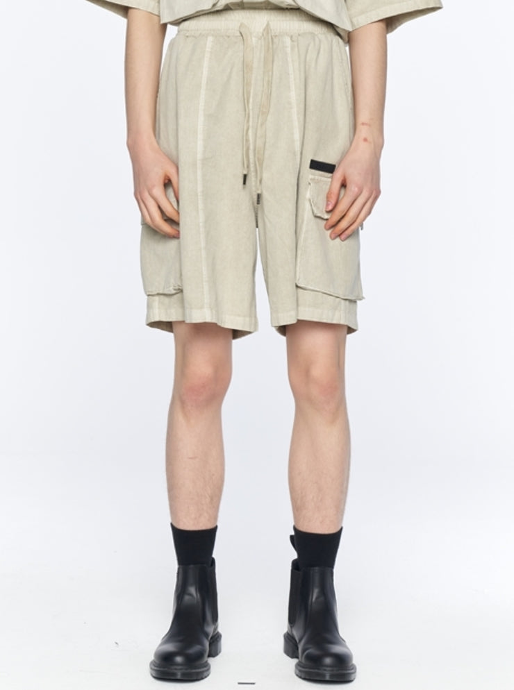 オベルー(OVERR)  20SU PIGMENT OATBEIGE CARGOPANTS