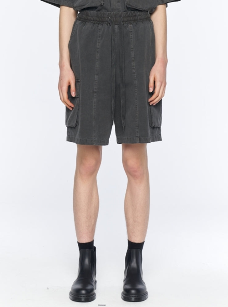 オベルー(OVERR) 20SU PIGMENT CHARCOAL CARGOPANTS