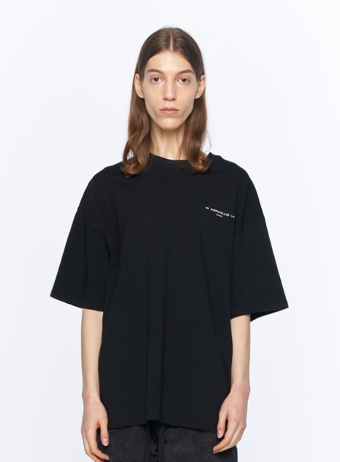オベルー(OVERR) 20SU BASIC LOGO BLACK T-SHIRTS