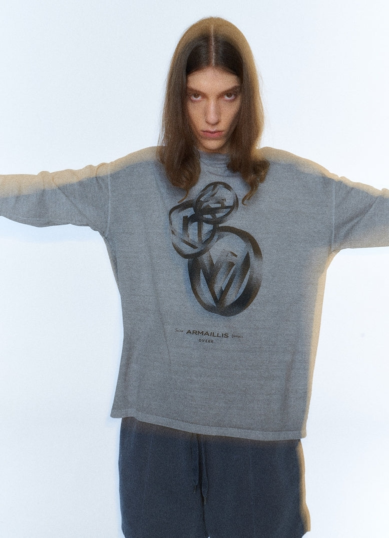 オベルー(OVERR) 20SU PIGMENT GRAY L/S T-SHIRTS