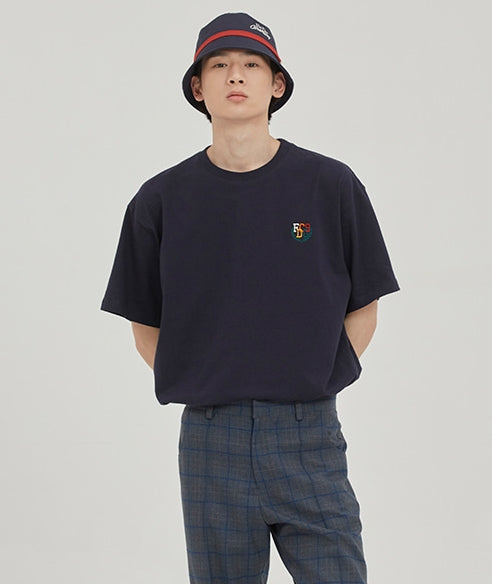 ROMANTIC CROWN(ロマンティック クラウン) FRIDAY WORLD MAP TEE_NAVY