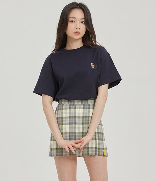 ROMANTIC CROWN(ロマンティック クラウン) FRIDAY WORLD MAP TEE_NAVY