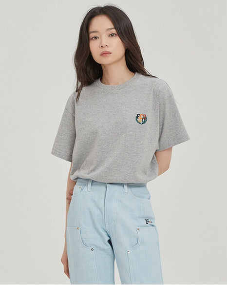 ROMANTIC CROWN(ロマンティック クラウン) FRIDAY WORLD MAP TEE_GREY