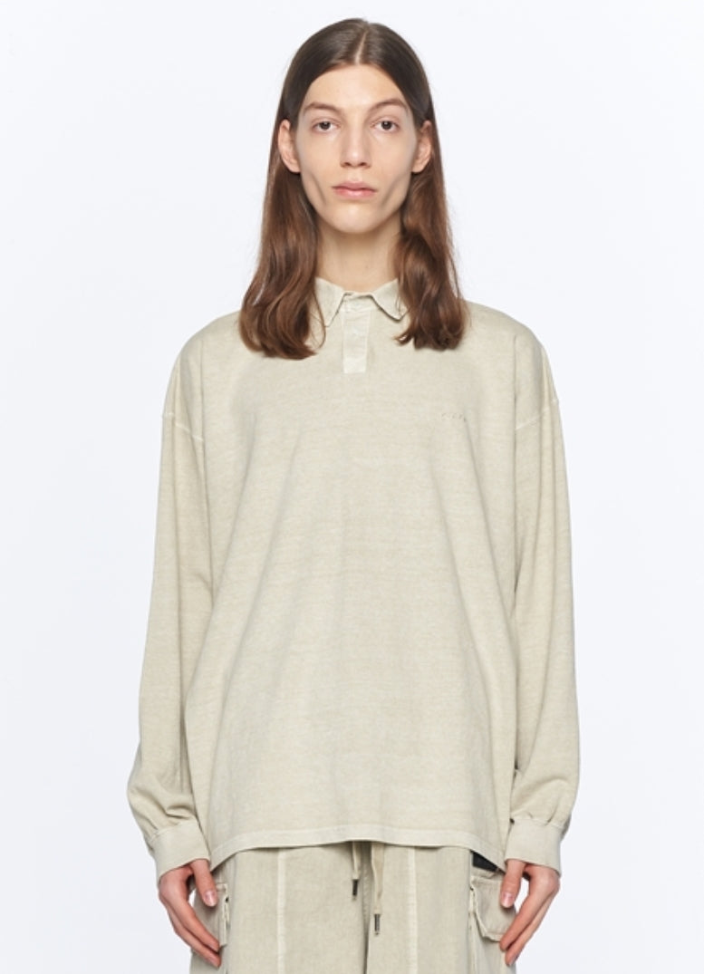 オベルー(OVERR) 20SU PIGMENT OATBEIGE PK SHIRTS